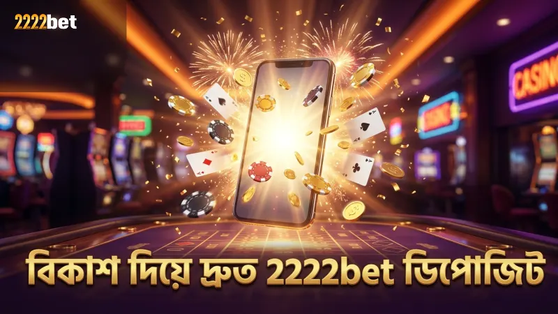 বিকাশের মাধ্যমে 2222bet ডিপোজিট দ্রুত সম্পন্ন করা যায়