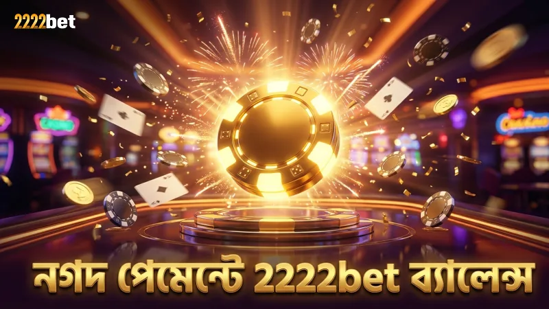 নগদ পেমেন্টে 2222bet অ্যাকাউন্টে তাত্ক্ষণিক ব্যালেন্স যোগ