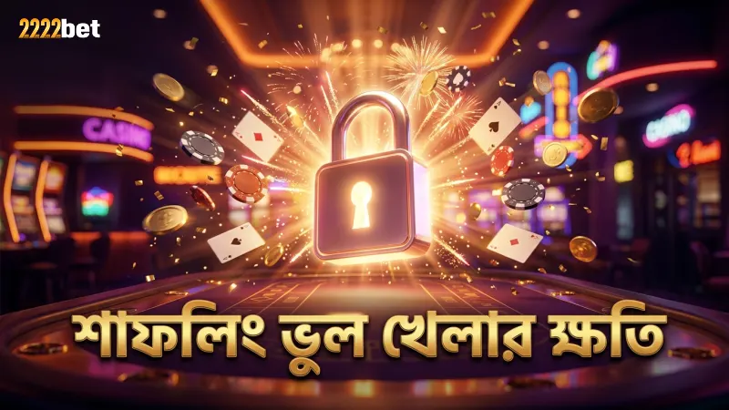 কার্ড শাফলিং পর্যবেক্ষণে ভুল খেলায় প্রভাব ফেলে