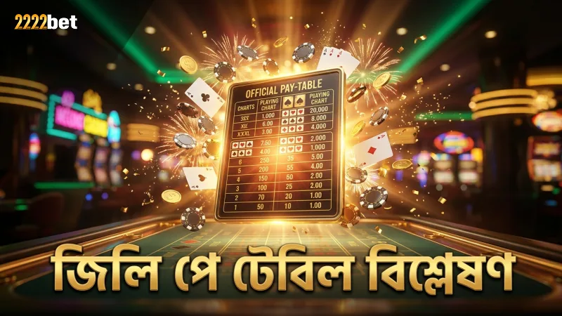 জিলির পে-টেবিল ও ড্যামেজ চার্ট গেমের কার্যকারিতা বুঝতে সাহায্য করে।