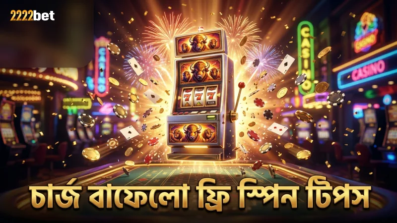 চার্জ বাফেলো স্লটের ফ্রি স্পিন রি-ট্রিগার কার্যকরী পদ্ধতি।