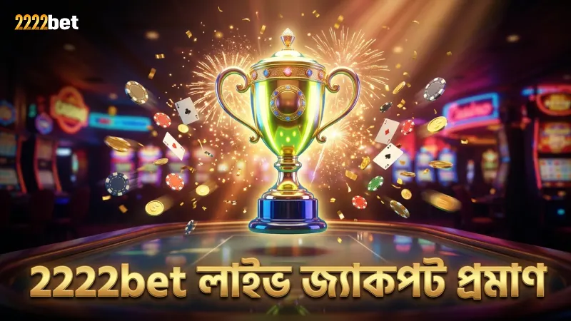 লাইভ গেমপ্লে থেকে 2222bet-এ জ্যাকপট জয়ের সত্যতা যাচাই।