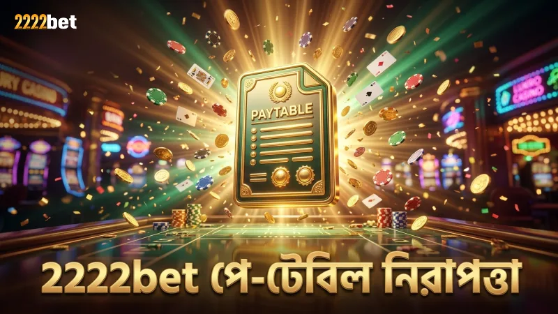 আফিসিয়াল পে-টেবিল যাচাই ও নিরাপত্তা নিশ্চিত করে খেলায় বিশ্বাস বাড়ে