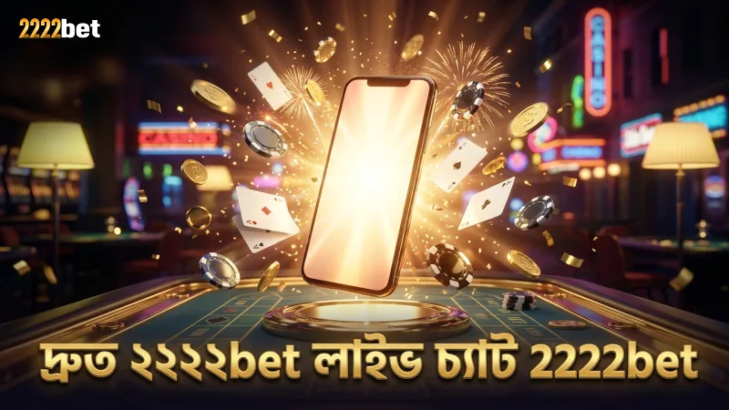 2222bet লাইভ চ্যাটে ৩ সেকেন্ডে রেসপন্স পান, দ্রুত যোগাযোগ করুন