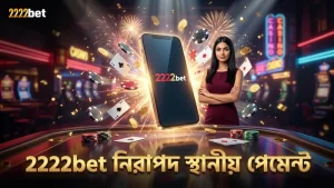 2222bet প্ল্যাটফর্মে নিরাপদ ও দ্রুত স্থানীয় পেমেন্ট
