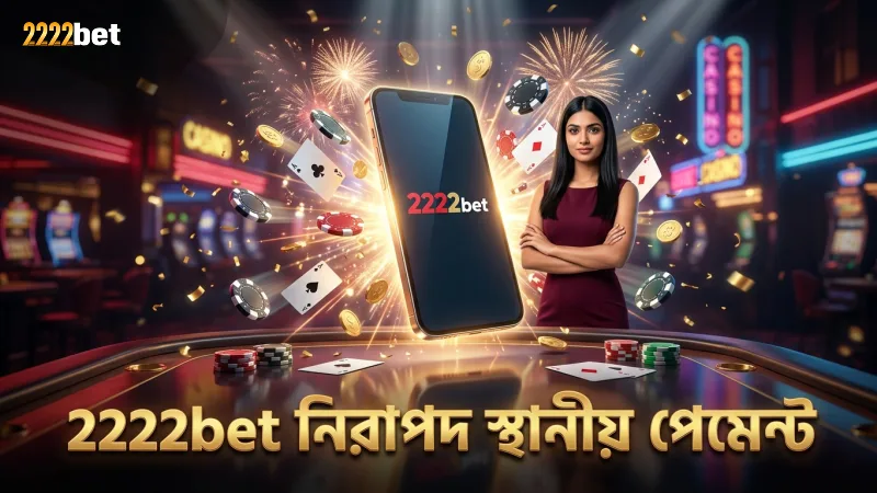 2222bet প্ল্যাটফর্মে নিরাপদ ও দ্রুত স্থানীয় পেমেন্ট