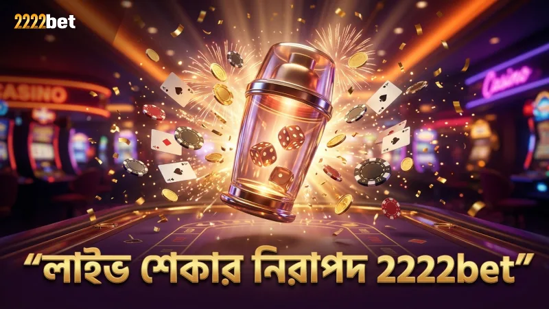 লাইভ ডাইস শেকার মেশিনের স্বচ্ছতা ও 2222bet নিরাপত্তা ব্যবস্থা।