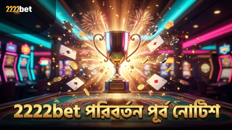 খেলোয়াড়দের জন্য 2222bet শর্তাবলীতেই স্পষ্ট পরিবর্তনের নোটিশ থাকে